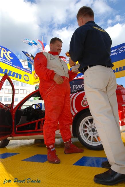 Martin Rada pi Barum Rally 2009, foto Pavel Doua