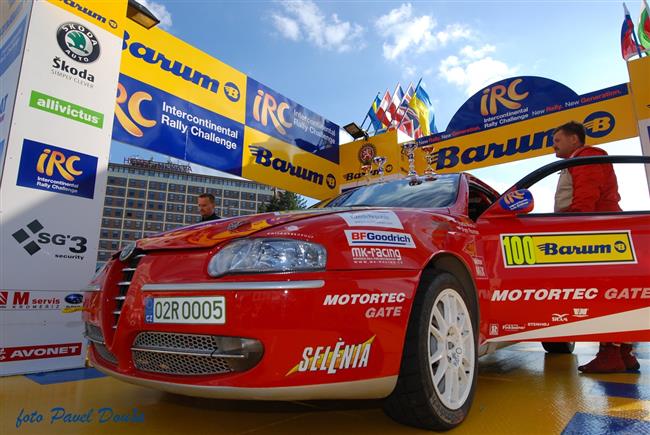 Martin Rada pi Barum Rally 2009, foto Pavel Doua