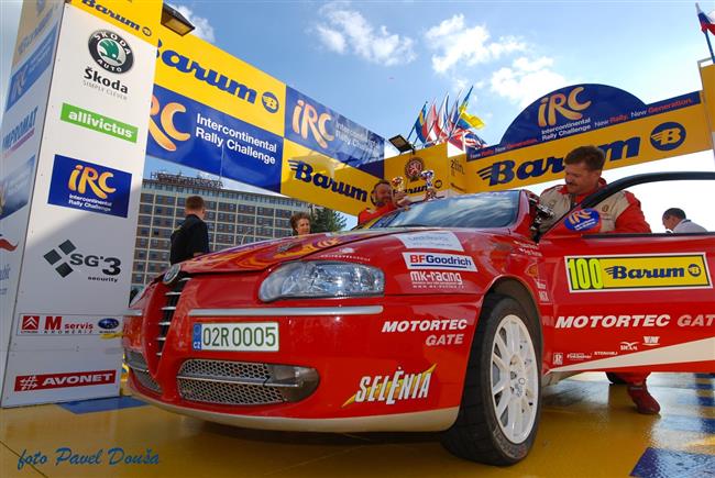 Martin Rada pi Barum Rally 2009, foto Pavel Doua