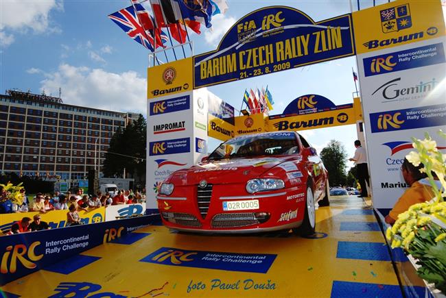 Martin Rada pi Barum Rally 2009, foto Pavel Doua