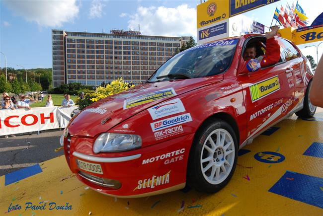 Martin Rada pi Barum Rally 2009, foto Pavel Doua