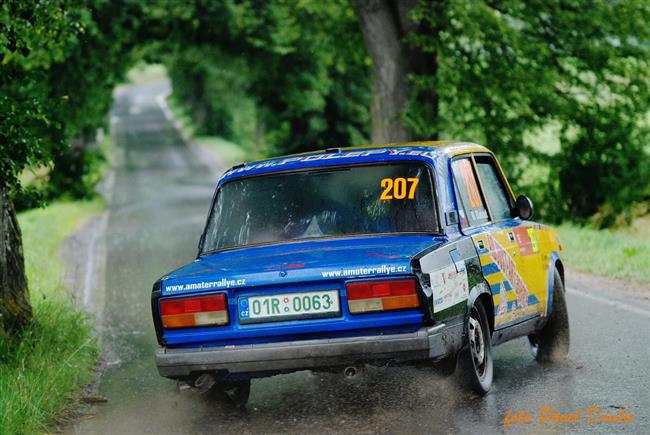 Navrátilec do soutěží David Komárek i  Igor Drotár v desítce na Horácké rallye 2009