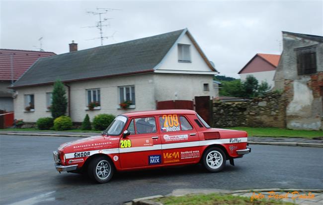 Navrátilec do soutěží David Komárek i  Igor Drotár v desítce na Horácké rallye 2009