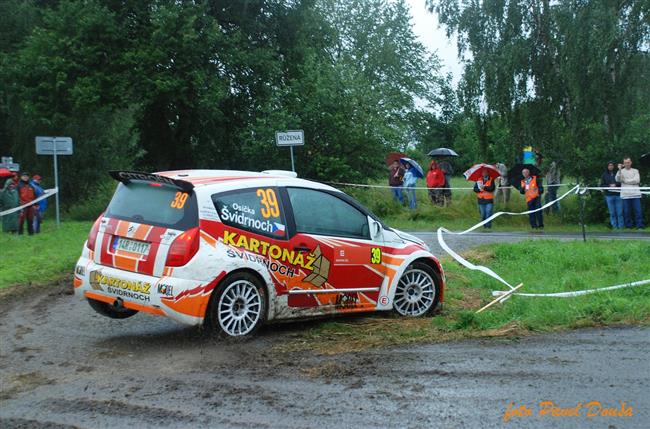 Navrátilec do soutěží David Komárek i  Igor Drotár v desítce na Horácké rallye 2009