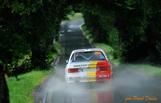 Navrátilec do soutěží David Komárek i  Igor Drotár v desítce na Horácké rallye 2009