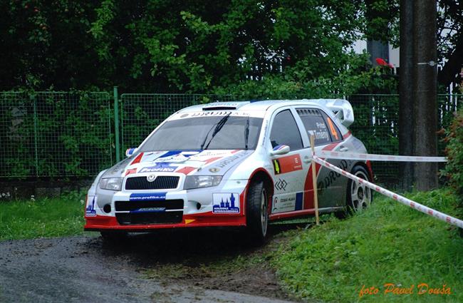 Navrátilec do soutěží David Komárek i  Igor Drotár v desítce na Horácké rallye 2009
