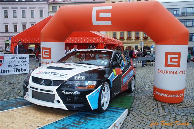 Navrátilec do soutěží David Komárek i  Igor Drotár v desítce na Horácké rallye 2009