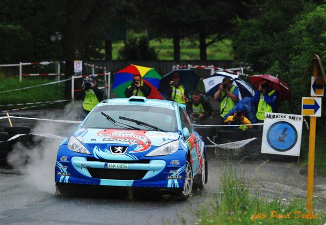 Navrátilec do soutěží David Komárek i  Igor Drotár v desítce na Horácké rallye 2009