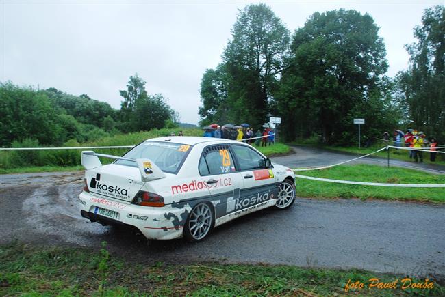 Navrátilec do soutěží David Komárek i  Igor Drotár v desítce na Horácké rallye 2009