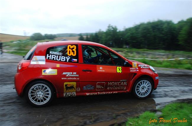 Navrátilec do soutěží David Komárek i  Igor Drotár v desítce na Horácké rallye 2009