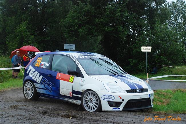 Navrátilec do soutěží David Komárek i  Igor Drotár v desítce na Horácké rallye 2009