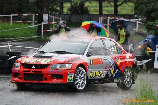 Navrátilec do soutěží David Komárek i  Igor Drotár v desítce na Horácké rallye 2009
