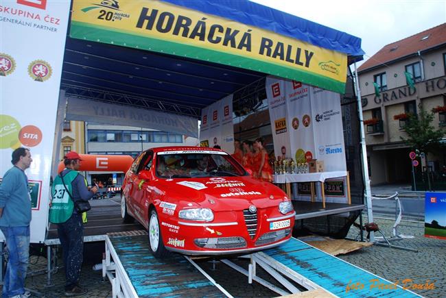 Navrátilec do soutěží David Komárek i  Igor Drotár v desítce na Horácké rallye 2009