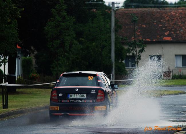 Navrátilec do soutěží David Komárek i  Igor Drotár v desítce na Horácké rallye 2009