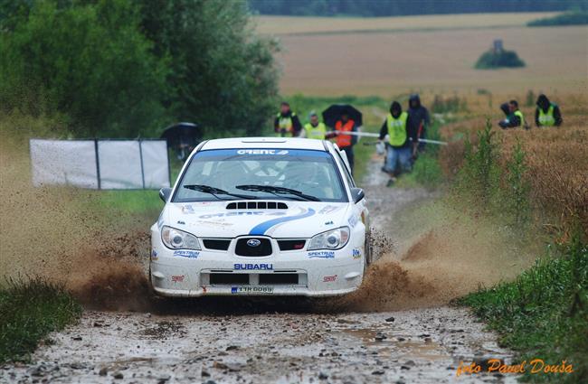 Navrátilec do soutěží David Komárek i  Igor Drotár v desítce na Horácké rallye 2009