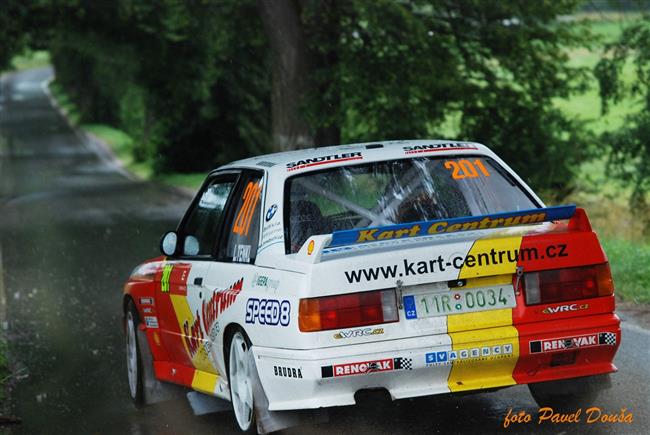 Navrátilec do soutěží David Komárek i  Igor Drotár v desítce na Horácké rallye 2009