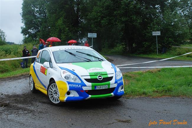 Navrátilec do soutěží David Komárek i  Igor Drotár v desítce na Horácké rallye 2009