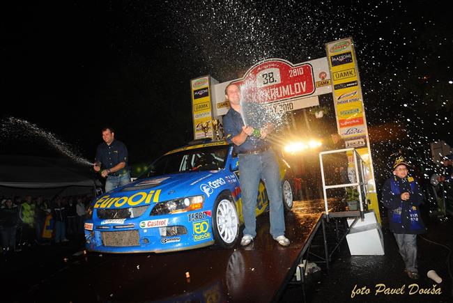 Vojtěch Štajf se vrátil domů z Rallye Český Krumlov s nepořízenou.