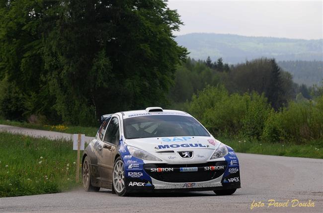 Vojtěch Štajf se vrátil domů z Rallye Český Krumlov s nepořízenou.