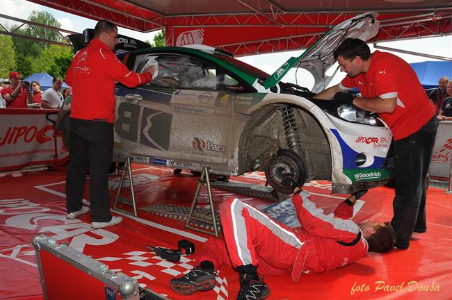 Vojtěch Štajf se vrátil domů z Rallye Český Krumlov s nepořízenou.