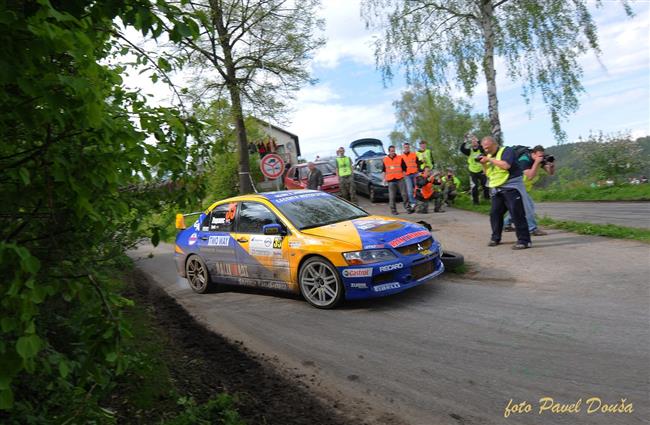Vojtěch Štajf se vrátil domů z Rallye Český Krumlov s nepořízenou.