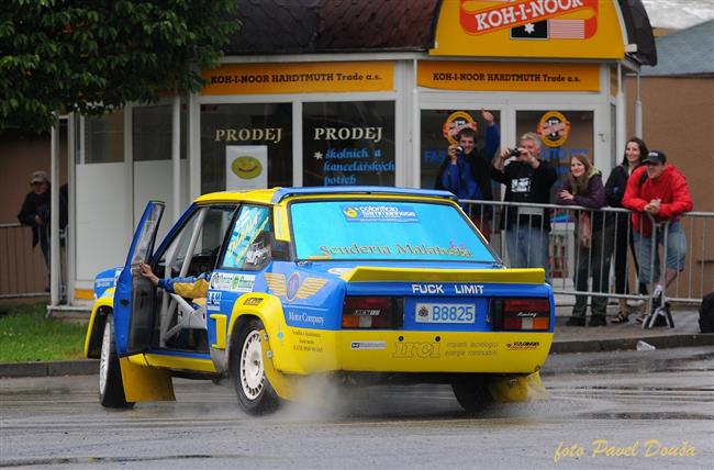 Vojtch tajf se vrtil dom z Rallye esk Krumlov s nepozenou.