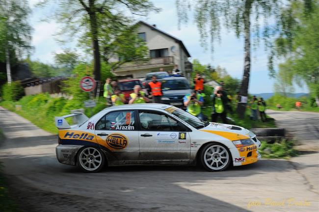 Vojtěch Štajf se vrátil domů z Rallye Český Krumlov s nepořízenou.