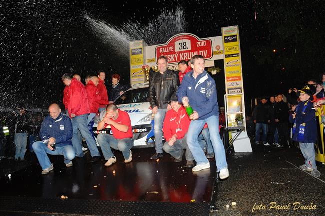 Vojtěch Štajf se vrátil domů z Rallye Český Krumlov s nepořízenou.