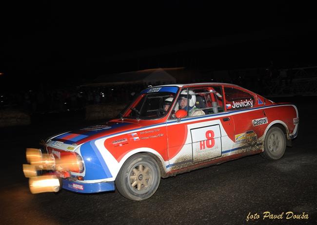 Vojtěch Štajf se vrátil domů z Rallye Český Krumlov s nepořízenou.