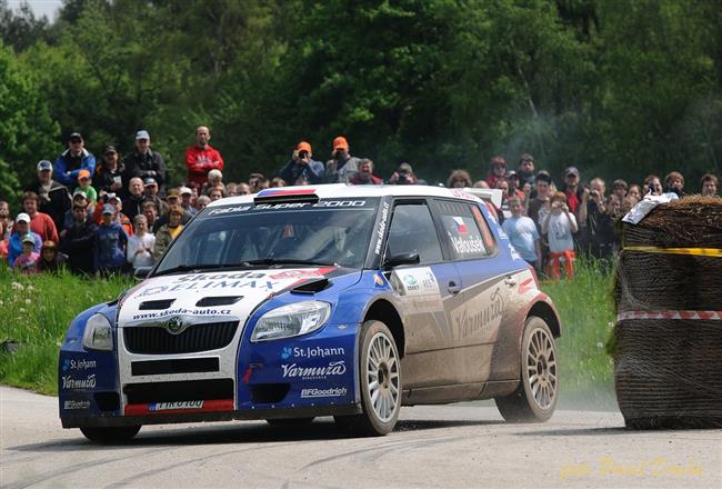 Vojtěch Štajf se vrátil domů z Rallye Český Krumlov s nepořízenou.