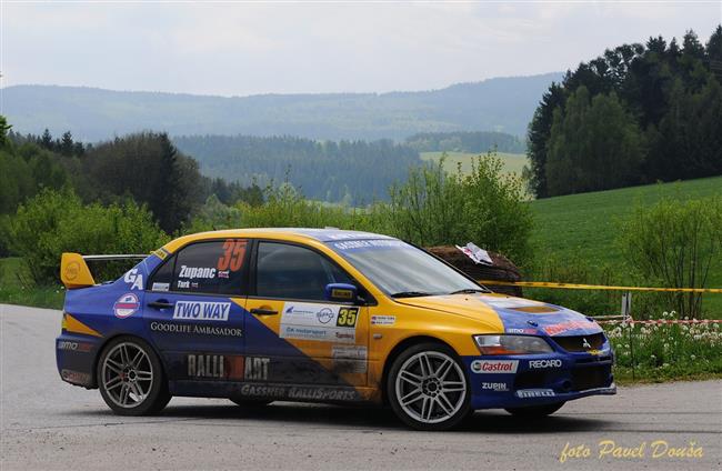 Vojtěch Štajf se vrátil domů z Rallye Český Krumlov s nepořízenou.
