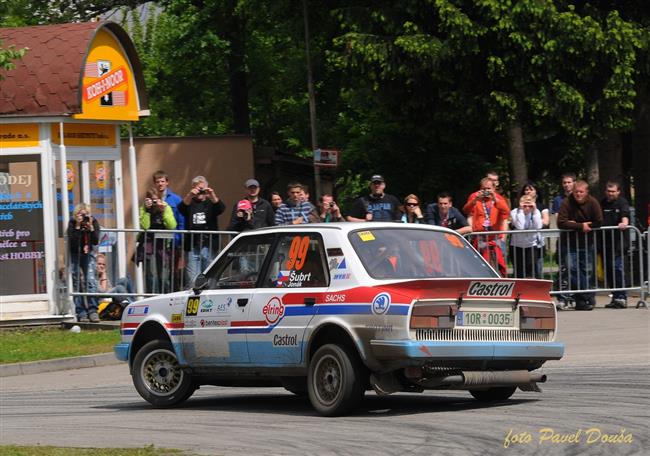 Vojtěch Štajf se vrátil domů z Rallye Český Krumlov s nepořízenou.