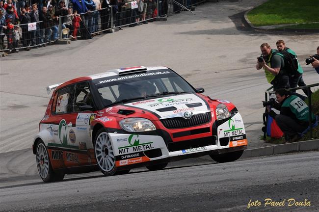 Vojtěch Štajf se vrátil domů z Rallye Český Krumlov s nepořízenou.