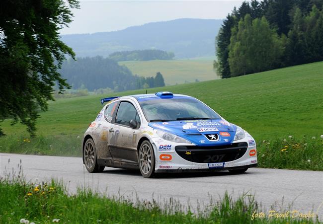 Vojtěch Štajf se vrátil domů z Rallye Český Krumlov s nepořízenou.