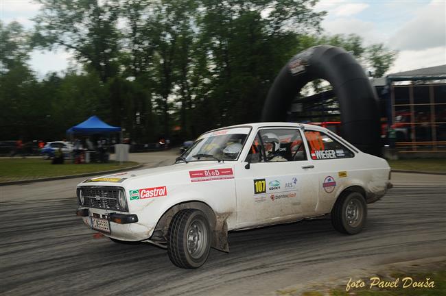 Vojtěch Štajf se vrátil domů z Rallye Český Krumlov s nepořízenou.