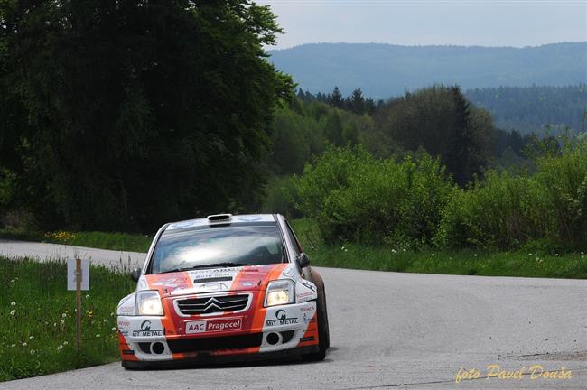 Vojtěch Štajf se vrátil domů z Rallye Český Krumlov s nepořízenou.