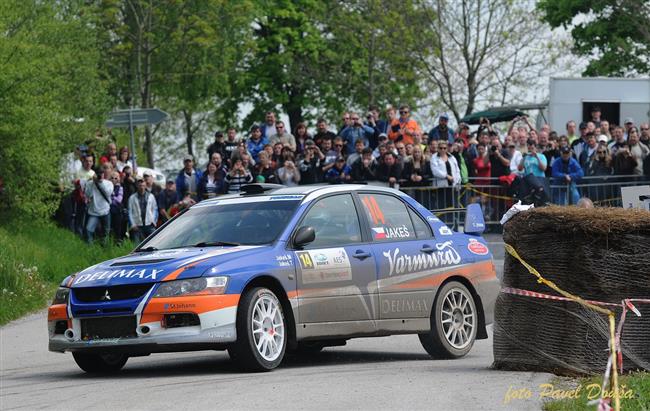 Vojtěch Štajf se vrátil domů z Rallye Český Krumlov s nepořízenou.