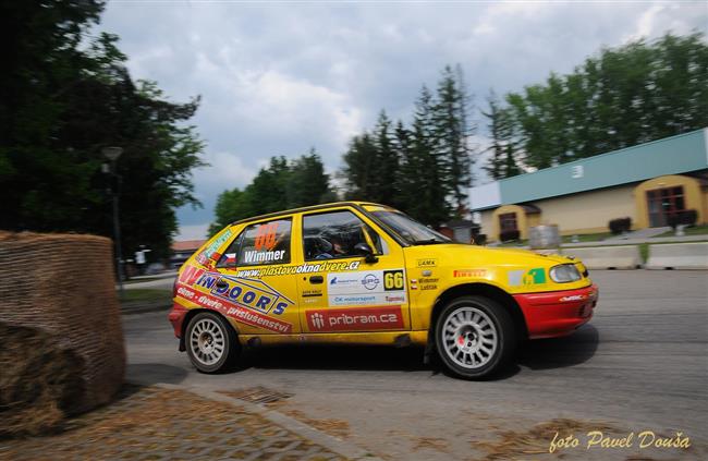 Vojtěch Štajf se vrátil domů z Rallye Český Krumlov s nepořízenou.