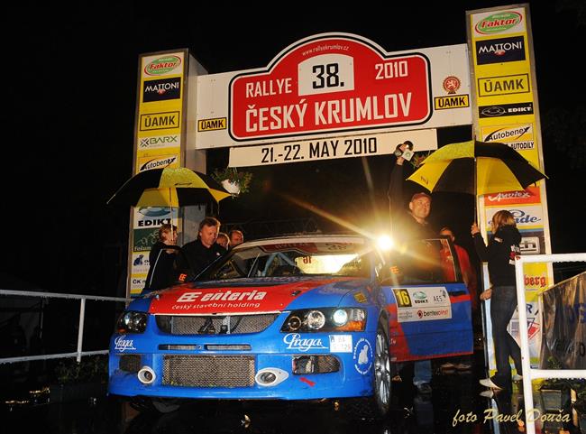 Vojtěch Štajf se vrátil domů z Rallye Český Krumlov s nepořízenou.