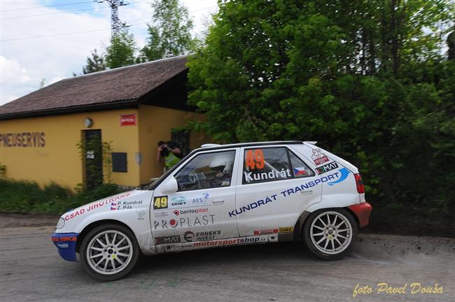 Vojtěch Štajf se vrátil domů z Rallye Český Krumlov s nepořízenou.