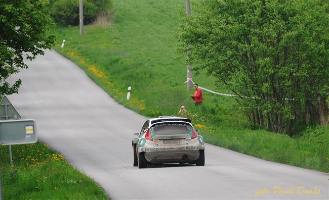 Vojtěch Štajf se vrátil domů z Rallye Český Krumlov s nepořízenou.