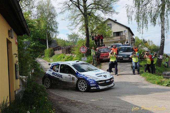 Vojtěch Štajf se vrátil domů z Rallye Český Krumlov s nepořízenou.