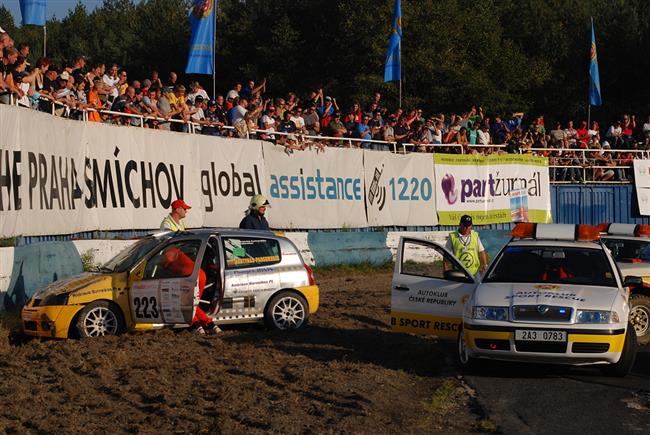 ME Rallycross Sosnov 2007 - havrie Padgurskis, foto Pavel Doua