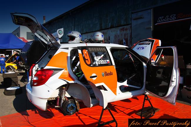 Václav Pech na Rallye Bohemia zvedl tlak svému tátovi.Ale dojel pátý !!