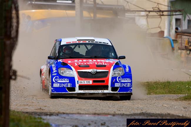 Jaroslav Melichrek  s Mitsubishi Lancer WRC05  po Vykov pojede taky ve Vsetn