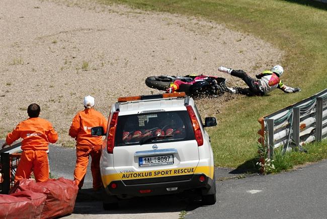 CRASH moto MIX Alpe Adria Most 2011 foto Luboš Novosád