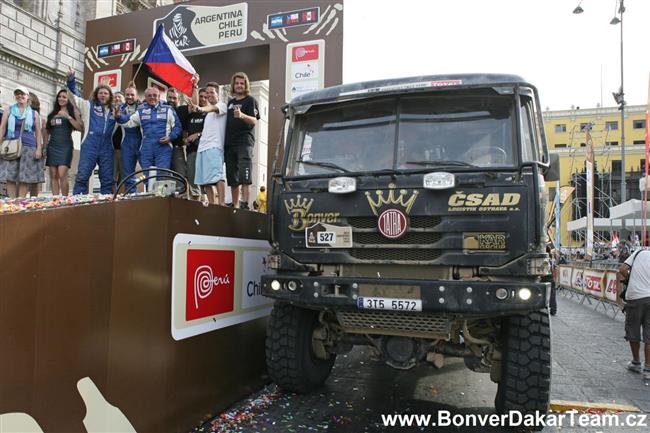 Tom Vrtn a jeho posdka Bonverky v cli Dakaru 2012